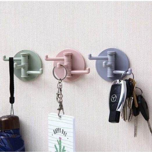 Móc dán tường - Móc treo đa năng 3 móc 3 chấu 101256