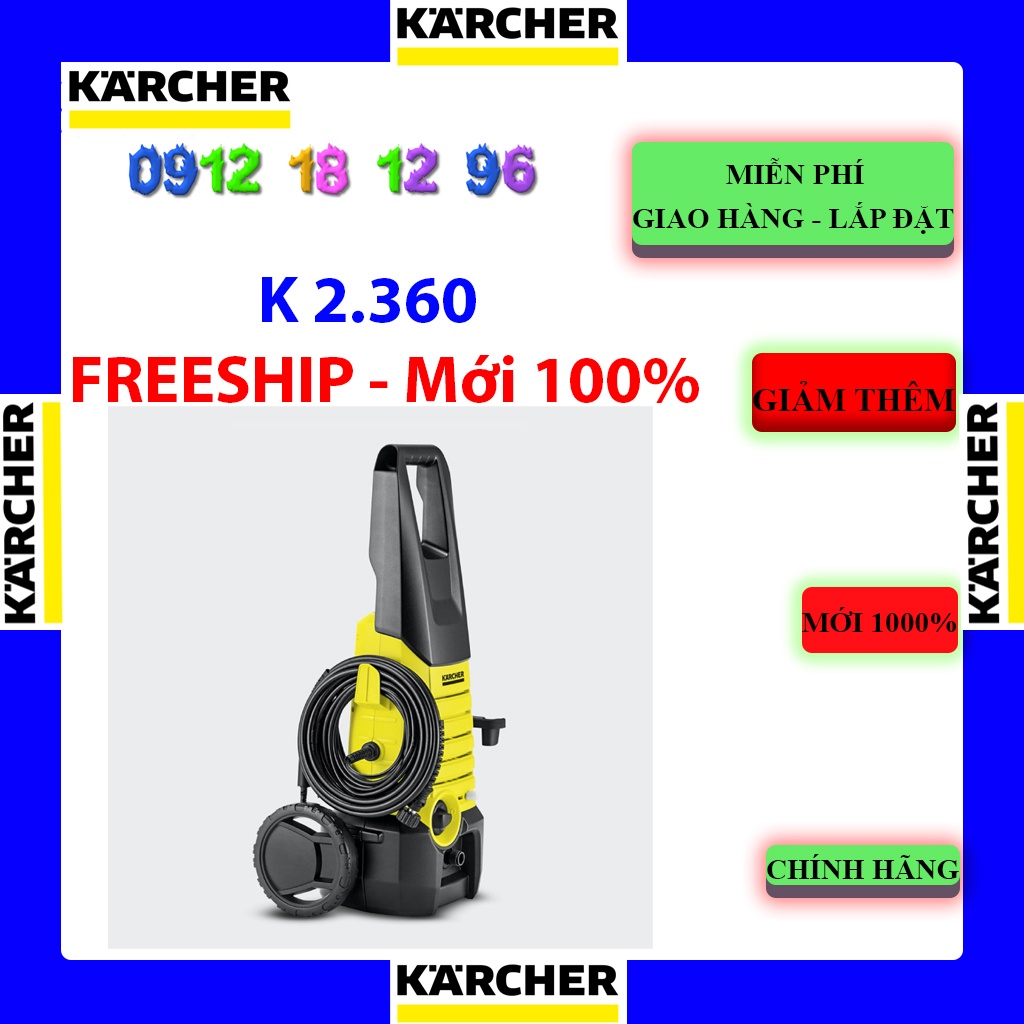 Máy phun rửa áp lực cao Karcher K 2.360 | Karcher K2.360 | Karcher K2 360