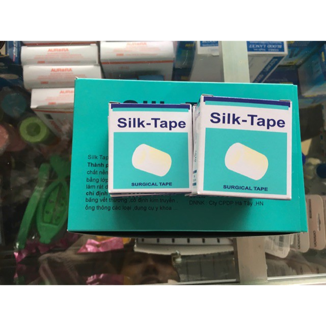 Hộp băng dính lụa Silk Tape ( hộp 12 cuộn hộp 6 cuộn )