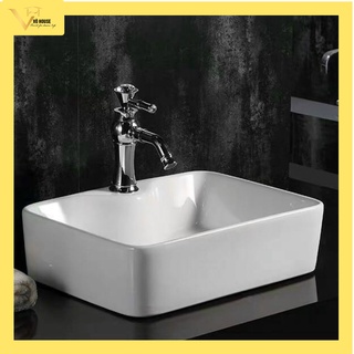 Bồn rửa màu trắng / lavabo rửa mặt màu trắng
