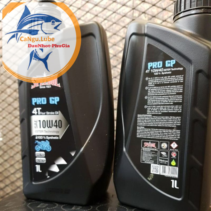 [DauNhot-PhuGia] Mua nhớt racing 4T chai 1L, Giá sỉ cho nhớt tổng hợp 100% xe máy xe côn tay racing 4T 10W40 lon 1Lit