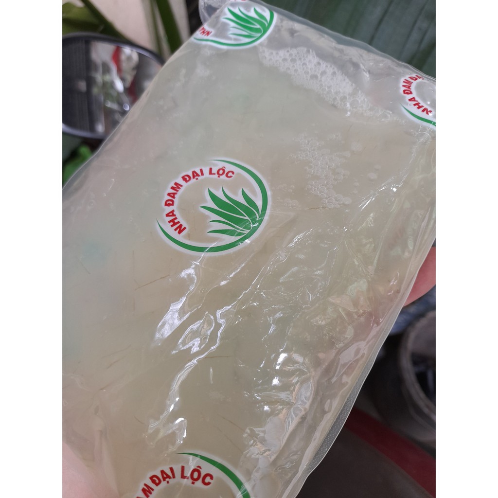 xả kho thanh lý - nha đam ăn liền hạt to Đại Lộc gói 1kg - dùng cho sữa chua và đồ uống - date 19/10/2021