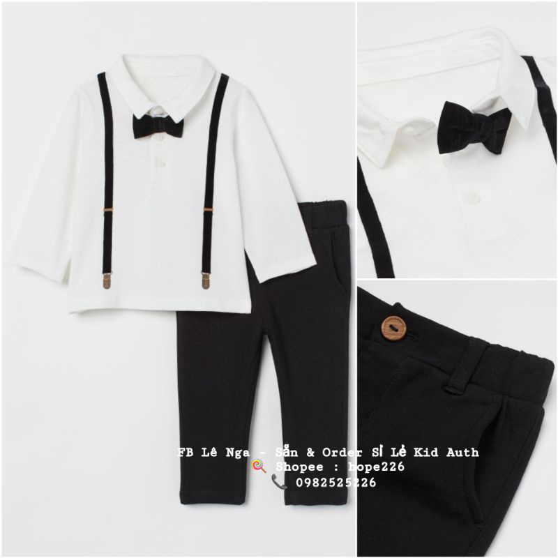 Set công tử HM US/UK chính hãng sz từ 6-9m đến 3-4y
