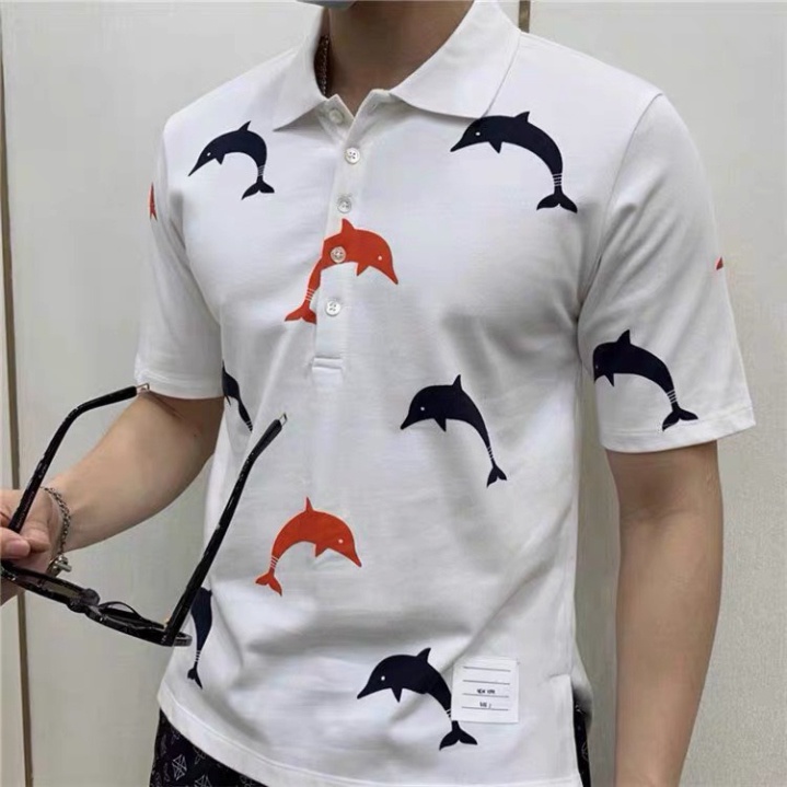 ÁO polo nam cá mập chuẩn fom đẹp nét 2 màu Carina