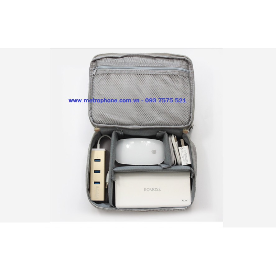 Túi đựng sạc cáp pin dự phòng loại lớn baona