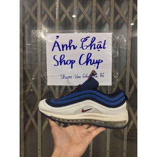Giày 97 xanh pha trắng