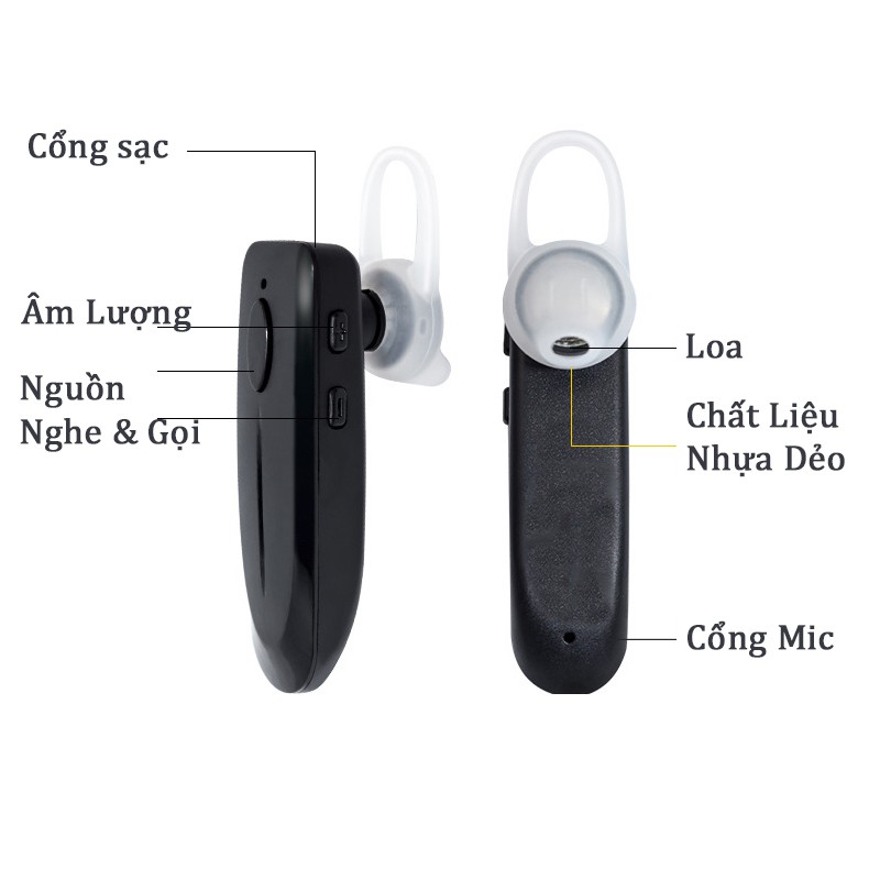 TAI NGHE BLUETOOTH TRAM MX1 KẾT NỐI BLUETOOTH 4.1 KIỂU DÁNG THỂ THAO
