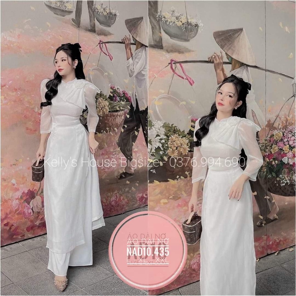 Áo Dài Nơ Bigsize -