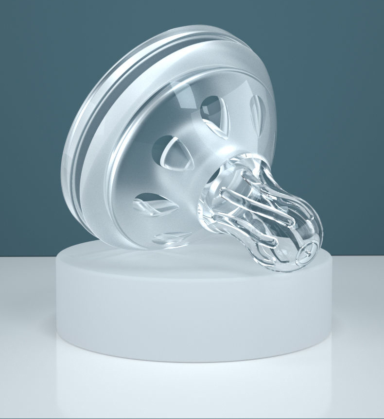 Bình sữa bằng silicon thiết kế độc đáo cho bé