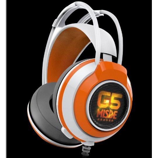 Tai nghe gaming G5 thách thức phòng nét chụp tai có mic( màu cam)