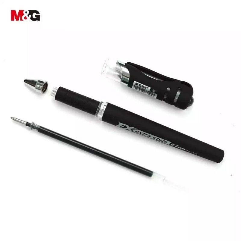 Bút gel nước M&G GP1115 ngòi 0.7mm I Bút 1115 có ruột thay thế 6128