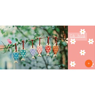 MÓC KHOÁ CÁ GỖ HANDMADE