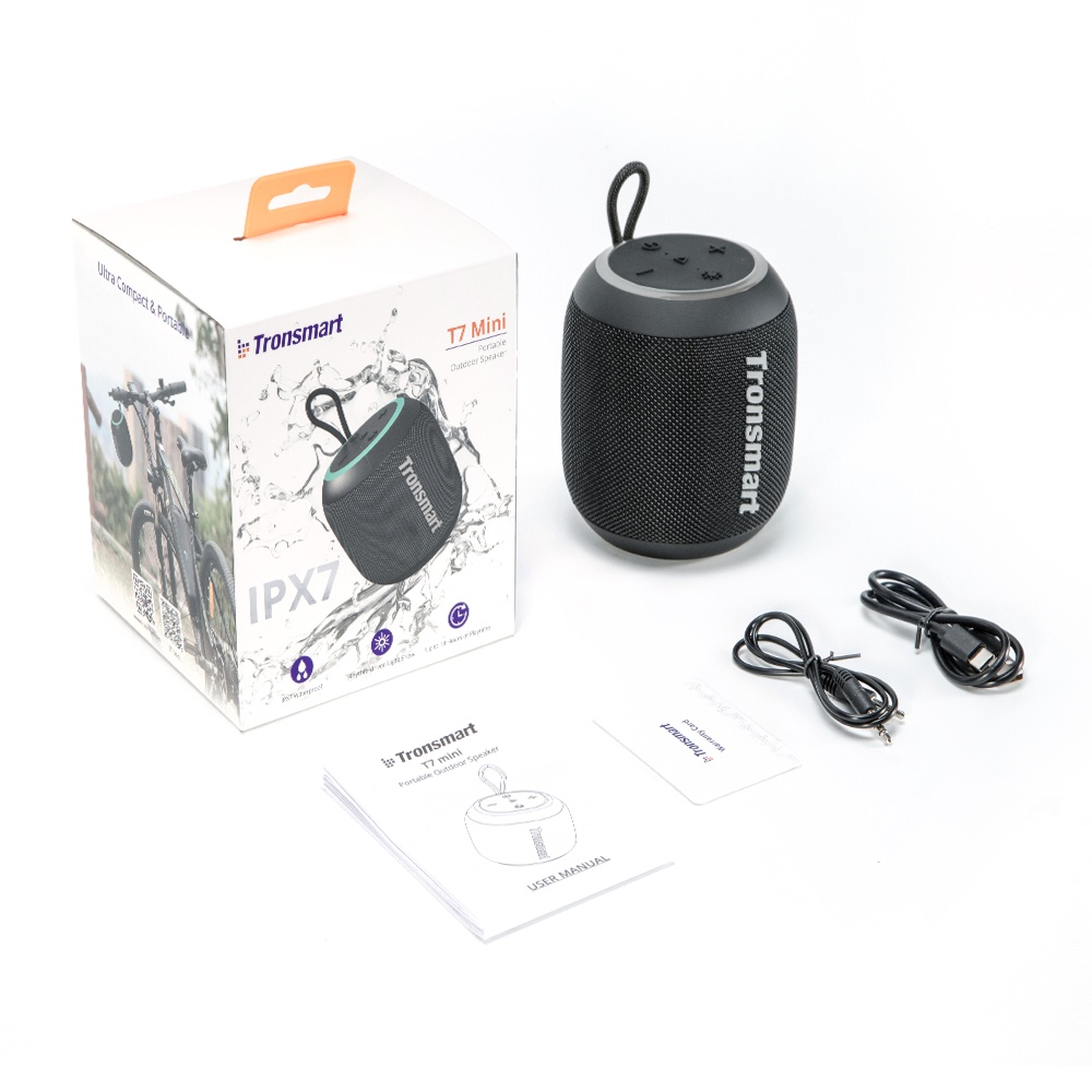 Loa Tronsmart T7 Mini | Loa Bluetooth Tronsmart T7 Mini Công Suất 15W, Chống Nước IPX7, Đèn Led Mini Nghe Hay Giá Rẻ