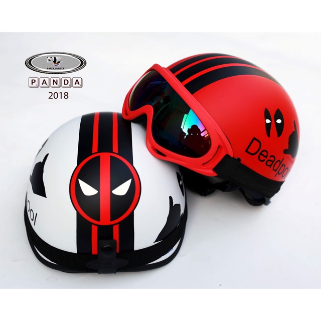 FREESHIP 99K TOÀN QUỐC_[FREE SHIP]HÀNG CÔNG TY: MŨ PHƯỢT DEADPOOL 2018 + KÍNH X400 VIỀN MÀU