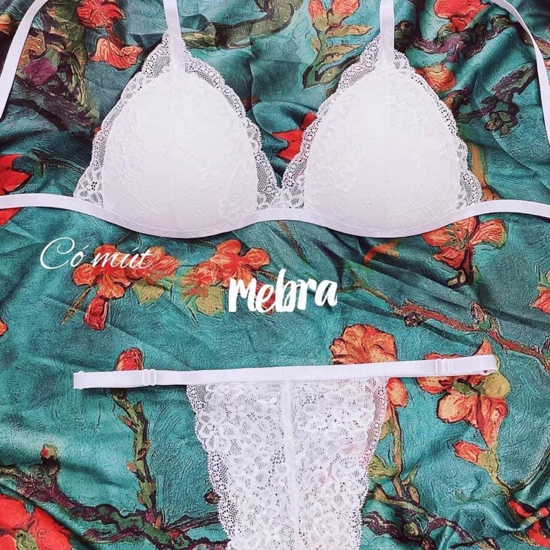Bộ bralette trắng dây (khách đặt từ 2 bộ tự chọn bất kì) | BigBuy360 - bigbuy360.vn