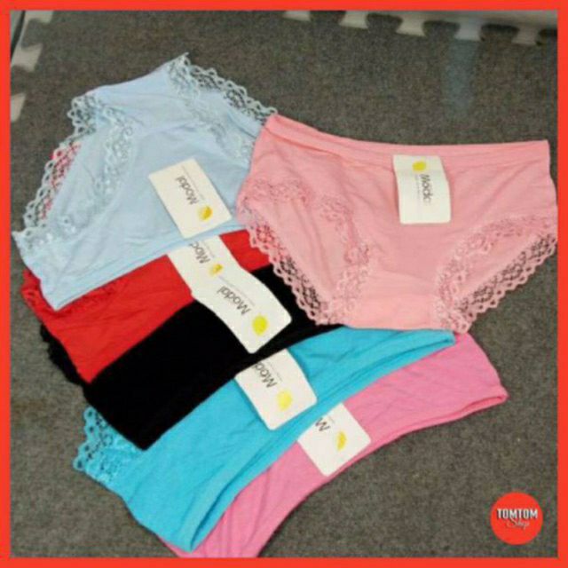 Quần chíp nữ Cotton màu trơn mềm mịn y tế kháng khuẩn QL03 | BigBuy360 - bigbuy360.vn