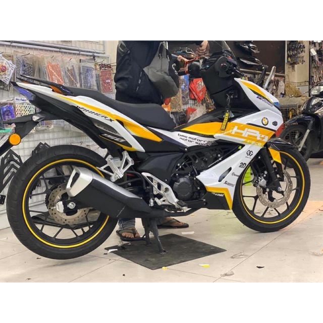 Tem Xe Honda Winner X 150 Vàng Đen