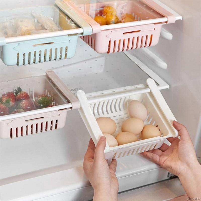 Giá đỡ thiết kế tiện dụng để đựng đồ ăn trong tủ lạnh