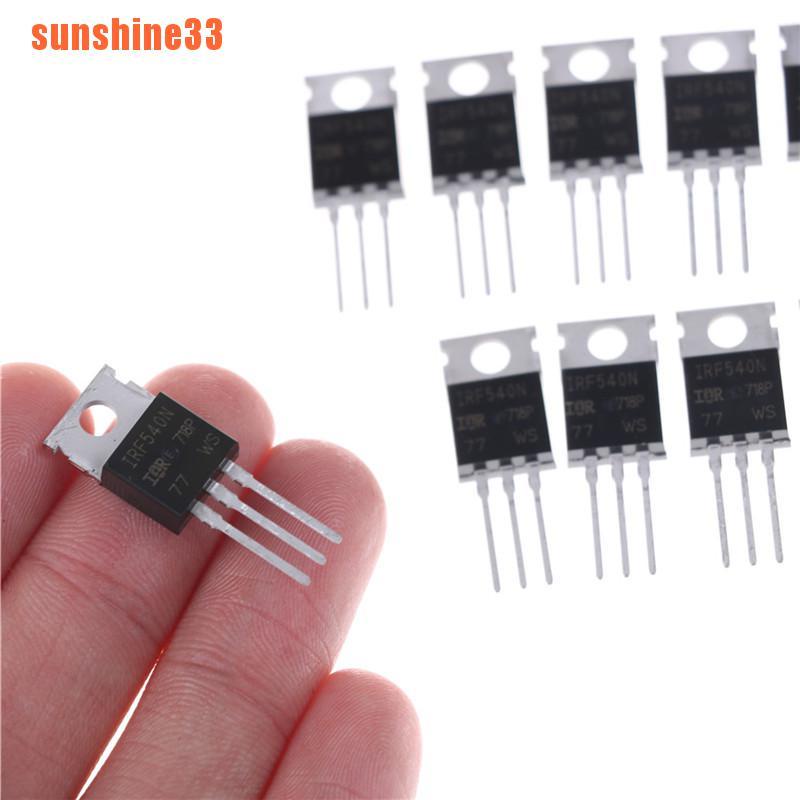 10PCS IRF540N IRF540 TO-220 N-Channel 33A 100V Power Mosfet