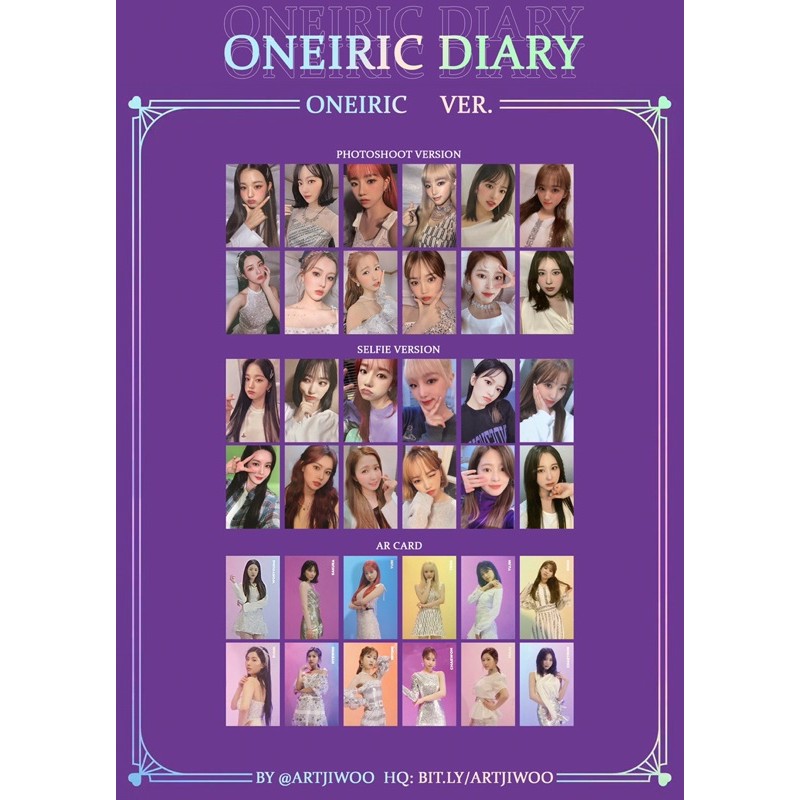 Bộ ảnh UNOFFICIAL album Oneiric - IZ*ONE