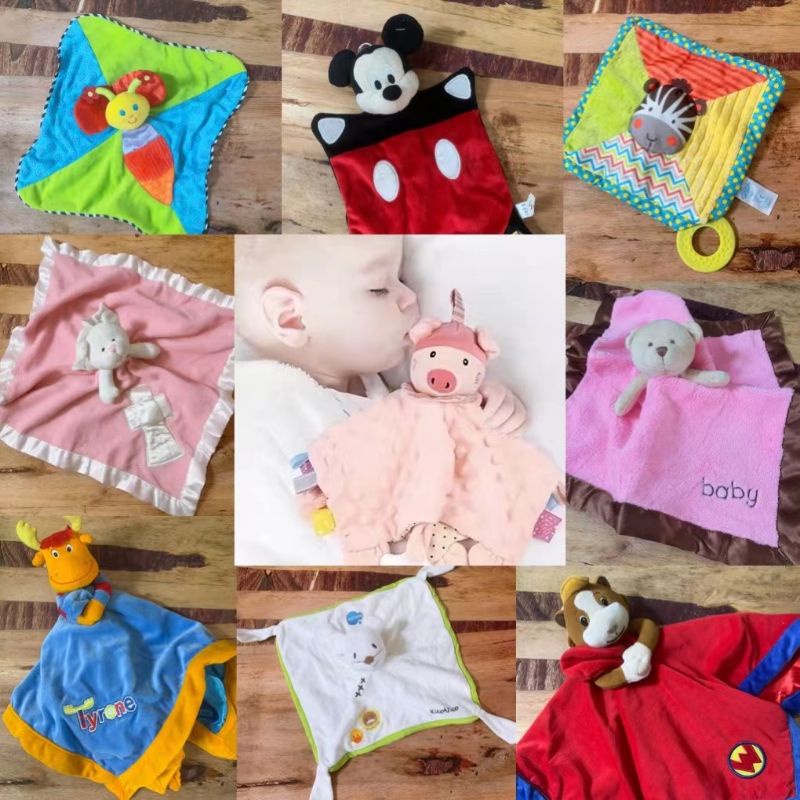 Ninikids: khăn gặm cho bé, khăn xoa dịu ( Doudou), khăn cầm tay, đồ bông