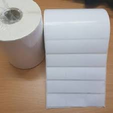 Giấy In Mã Vạch 3 Tem (Cuộn 6000 Tem) - Decal Nhiệt 3 Tem 25x15 mm , Cuộn 30m