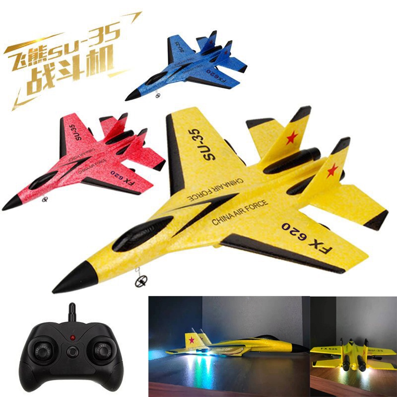 FX 620 SU 35 RC Máy bay điều khiển từ xa 2.4G Máy bay chiến đấu điều khiển từ xa Sở thích Máy bay Tàu lượn Máy bay EPP Đ