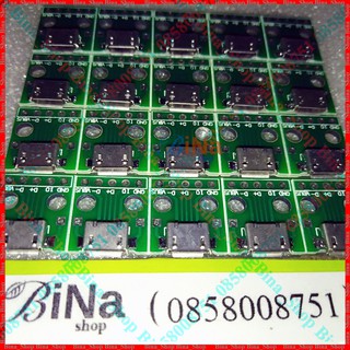 Bo chuyển micro USB 5 Pin DIP