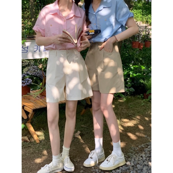 Quần short thô Hàn