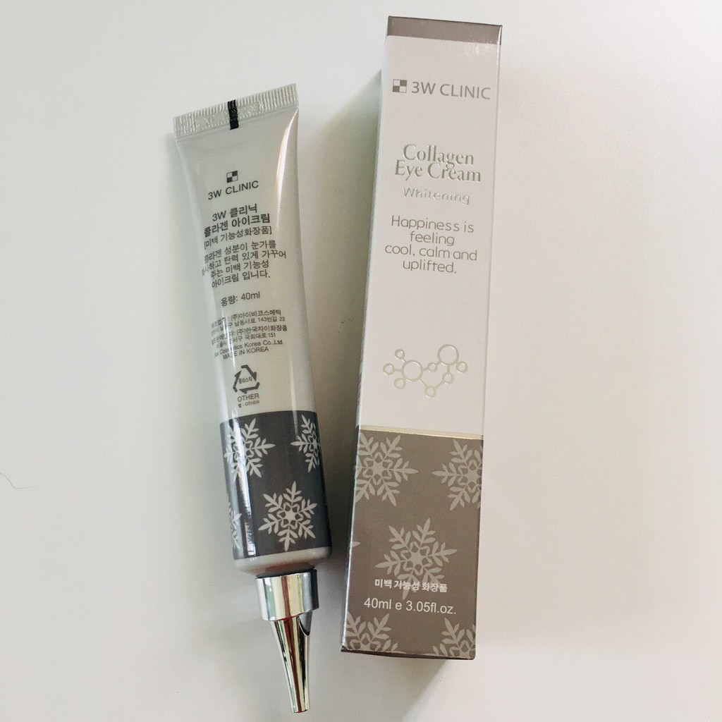 Kem dưỡng trắng, bớt thâm vùng mắt 3W Clinic Collagen Whitening Eye Cream | BigBuy360 - bigbuy360.vn
