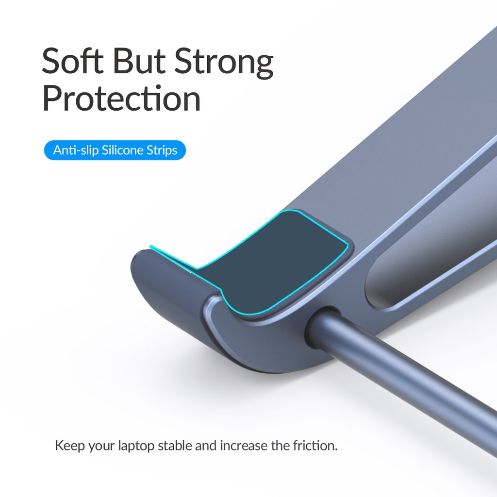 Giá Đỡ Laptop Bằng Nhôm Di Động Orico Cho13-17 inch Laptop Notebook