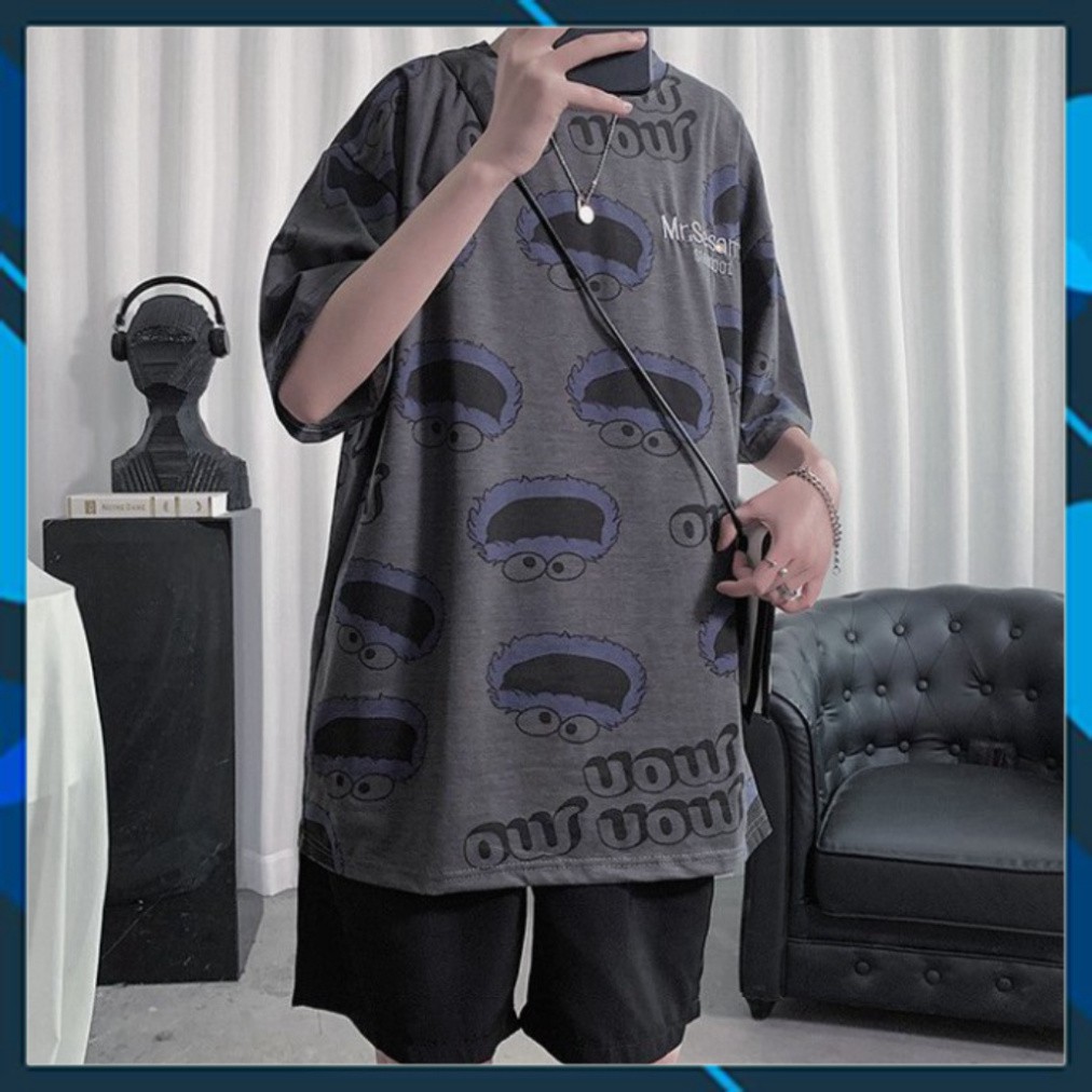 Áo Thun Tay Lỡ Form Rộng Mon Mon Siêu Hot🍁 Unisex nam nữ đều mặc được | BigBuy360 - bigbuy360.vn