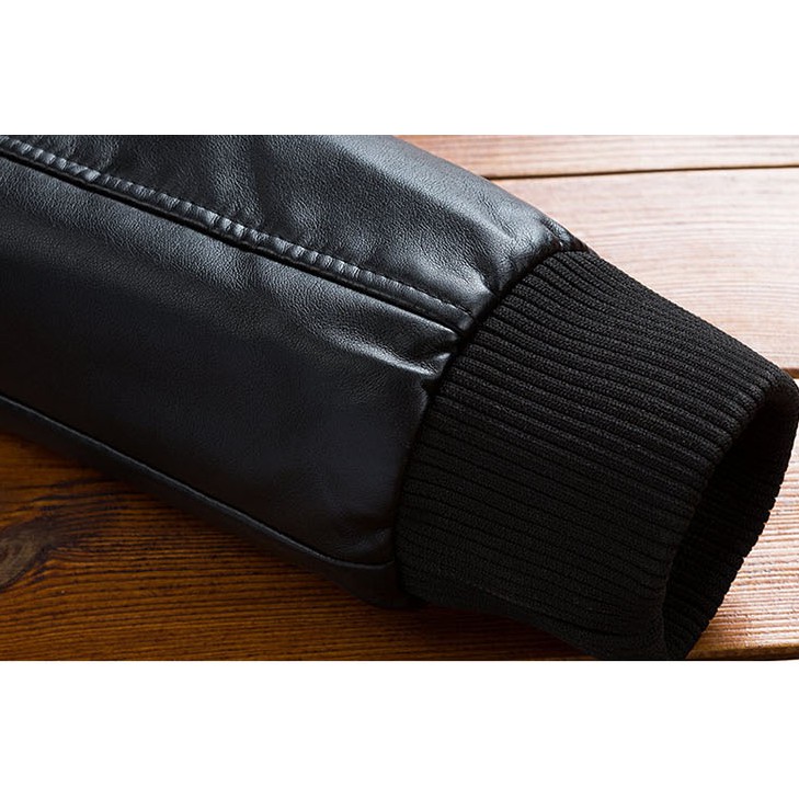 Áo khoác da nam phong cách cao cấp. | BigBuy360 - bigbuy360.vn