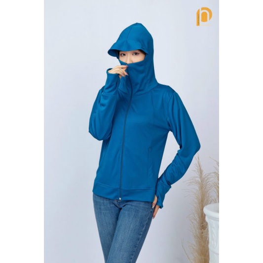 Áo chống nắng nữ dáng ngắn gấu to, áo chống nắng nữ ngắn cải thông hơi kim cương cao cấp