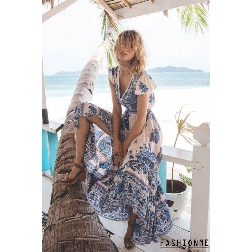 Đầm maxi dài mặc khi đi biển hay tiệc