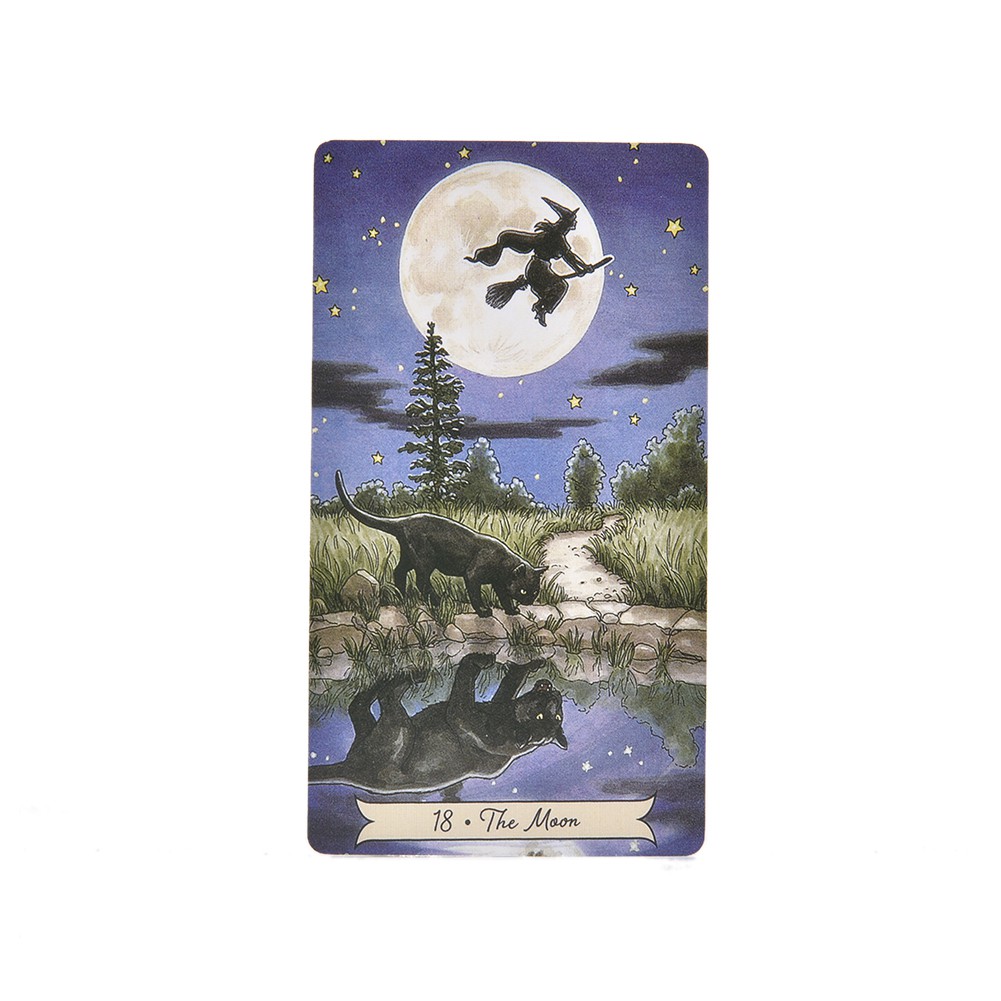 Aiary 78 Sheets Everyday Witch Tarot Board Game Card