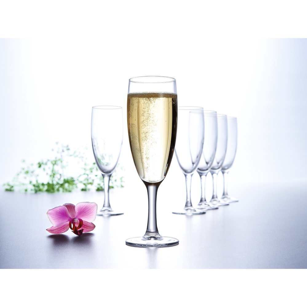 Bộ 6 Ly Champagne Thuỷ Tinh Luminarc Elegance 170ml - LUEL12063