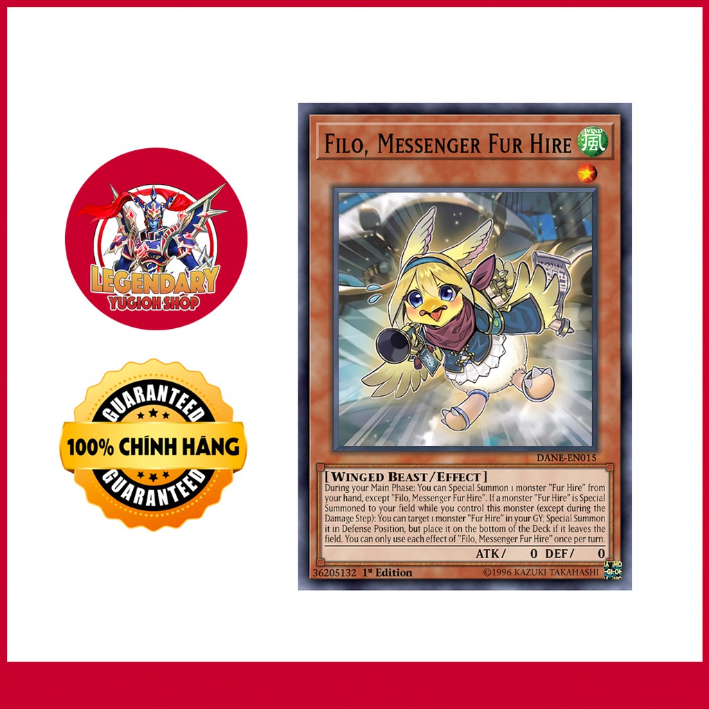 [EN][Thẻ Bài Yugioh Chính Hãng] Filo, Messenger Fur Hire