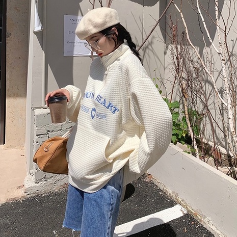 Áo Thun Polo Tay Dài Dáng Rộng In Chữ Thời Trang Phong Cách Hàn Quốc Cho Nữ | BigBuy360 - bigbuy360.vn