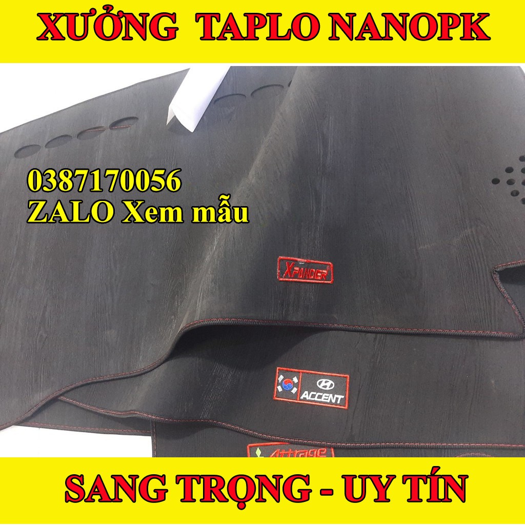 [HÀNG NGON]Thảm taplo GRAND I10 2015-2020 Da VÂN GỖ CAO CẤP, 3 LƠP CHỐNG TRƯỢT, bảo hành 10 năm, Xưởng taplo NanoPK