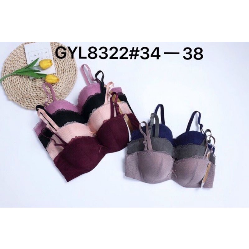 Áo Lót Ren Cúp Ngang Có Gọng Nâng Ngực