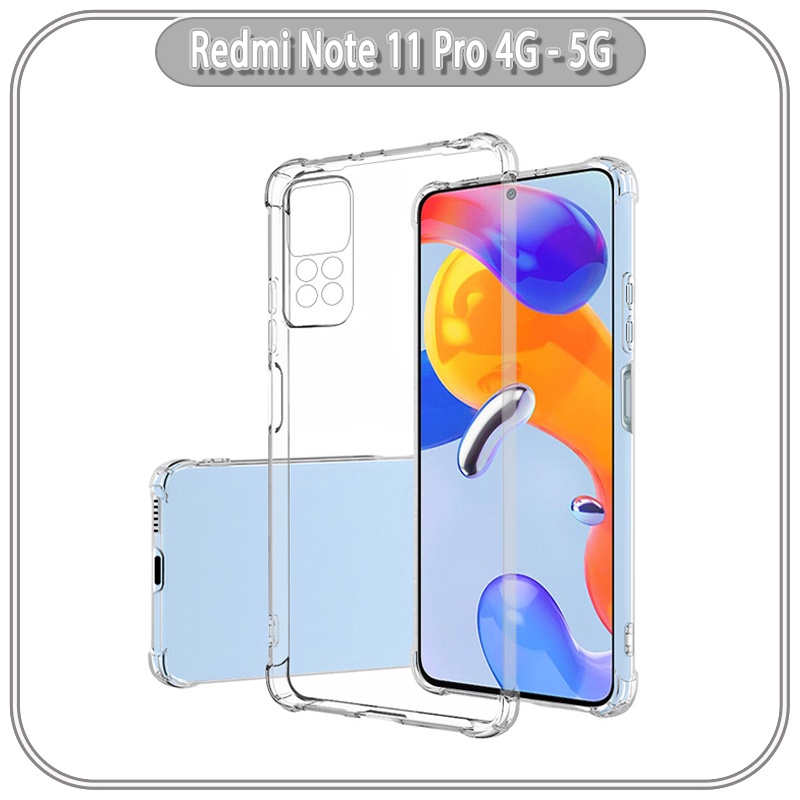 Ốp lưng cho Xiaomi Redmi Note 11 Pro 4G - 5G - Note 12 pro 4G bản quốc tế TPU Trong Suốt Che Camera