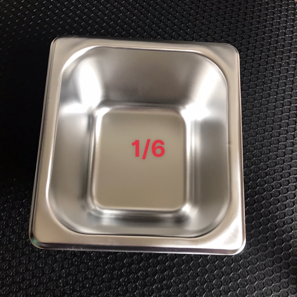 Khay Topping Inox GN 1/6