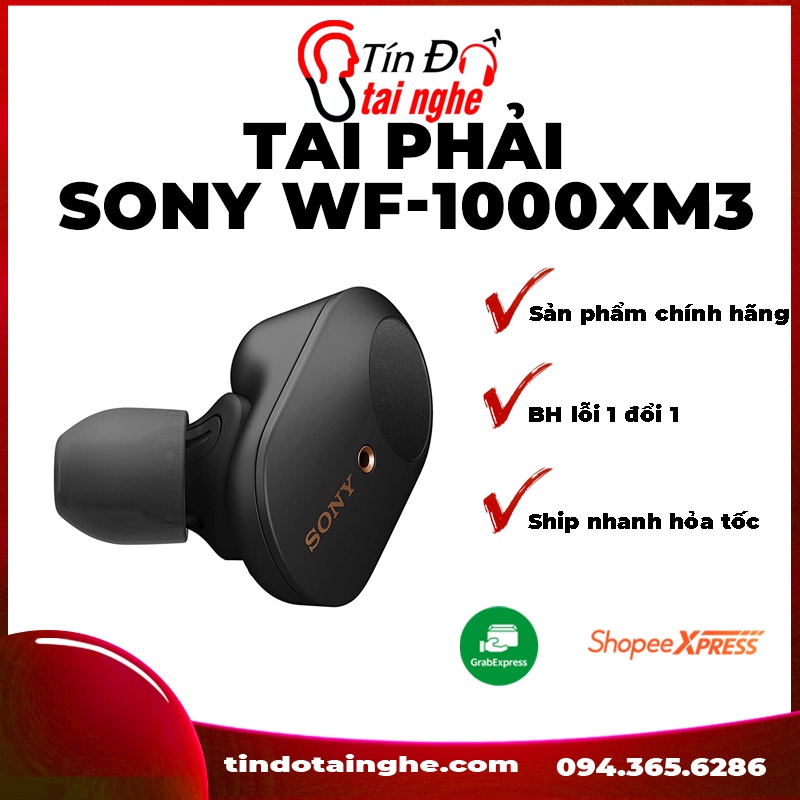 Dock sạc và tai nghe rời Sony WF-1000XM3