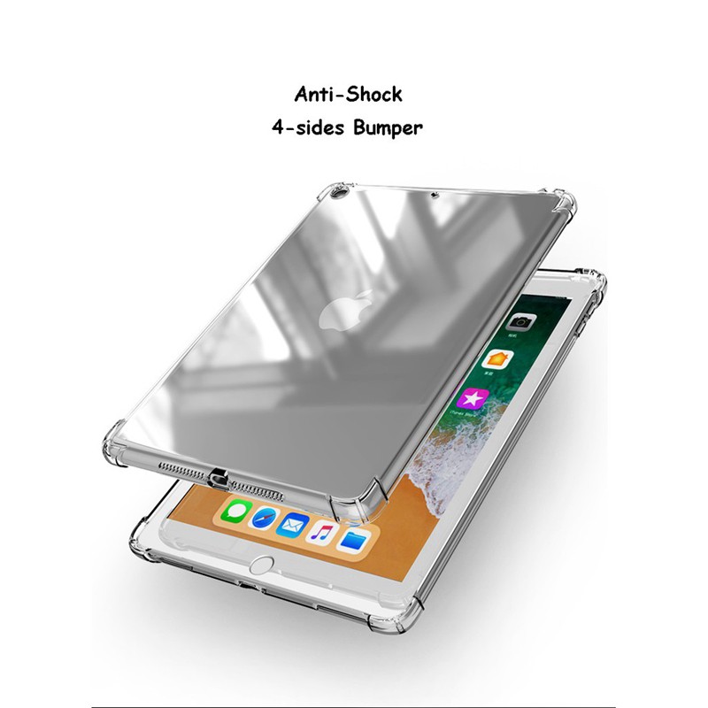 Ốp TPU trong suốt chống sốc cho máy IPad234 IPad 9.7 Air12 Pro 9.7/10.5/11/12.9 Mini1234 | BigBuy360 - bigbuy360.vn