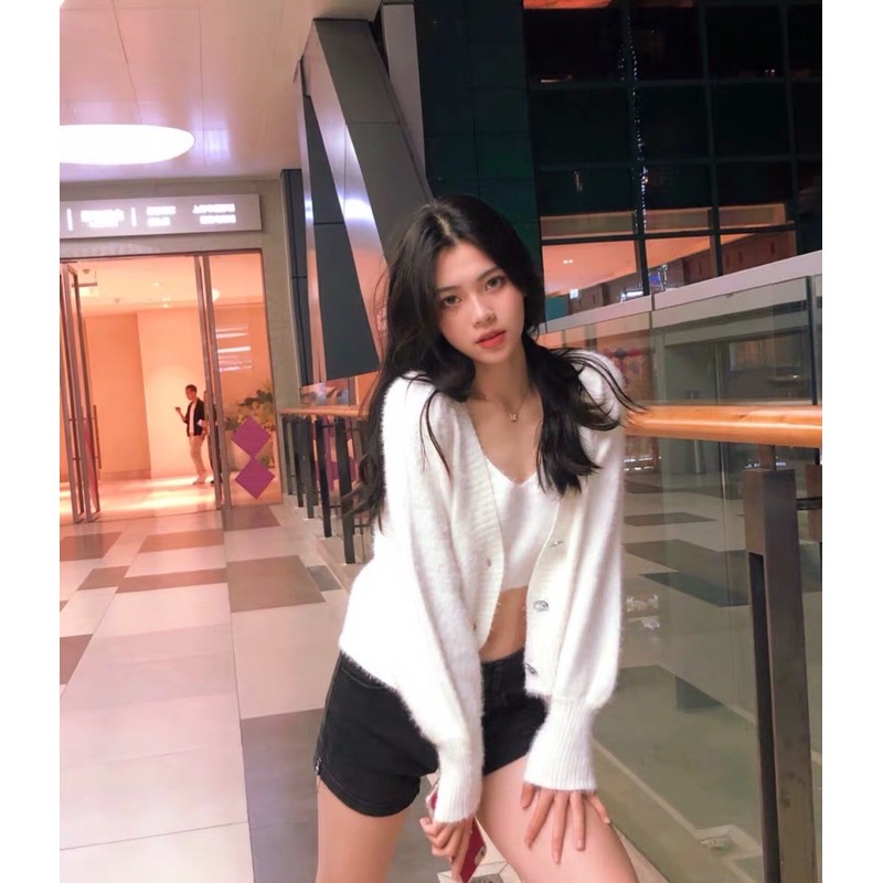 SET QUẦN ÁO LEN LÔNG THỎ SEXY [Order+Ảnh thật] | BigBuy360 - bigbuy360.vn