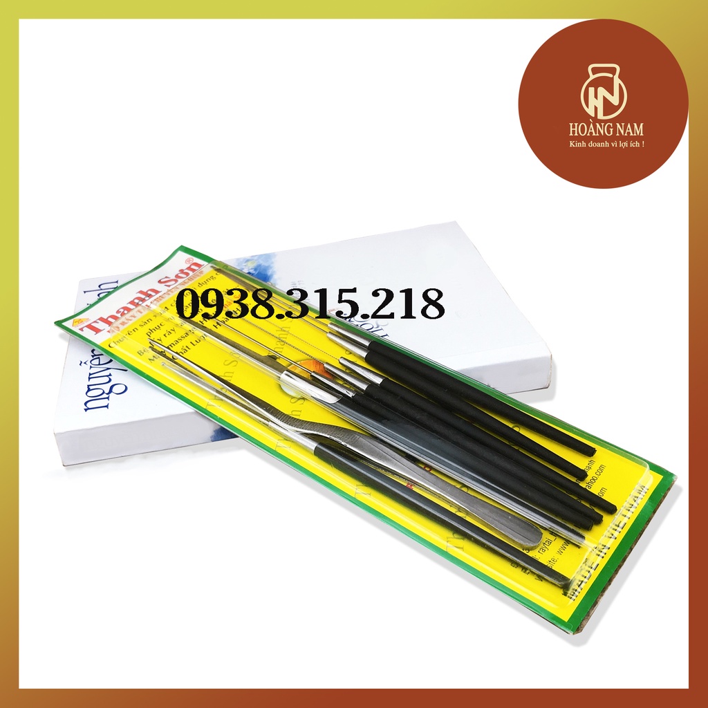 Bộ Dụng Cụ Rái Tai 8 Món Cao Cấp , Phụ kiện cần thiết nghành tóc