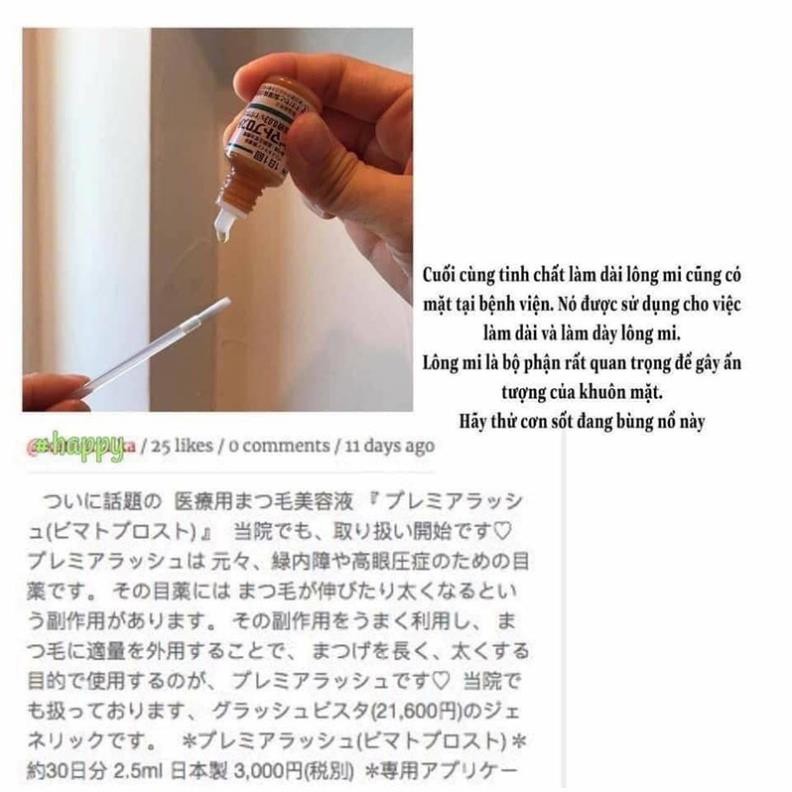 Tinh Chất Dưỡng Dài Mi Bimatoprost Dưỡng Mi, Dưỡng Lông Mày Mọc Dài và Khỏe | BigBuy360 - bigbuy360.vn