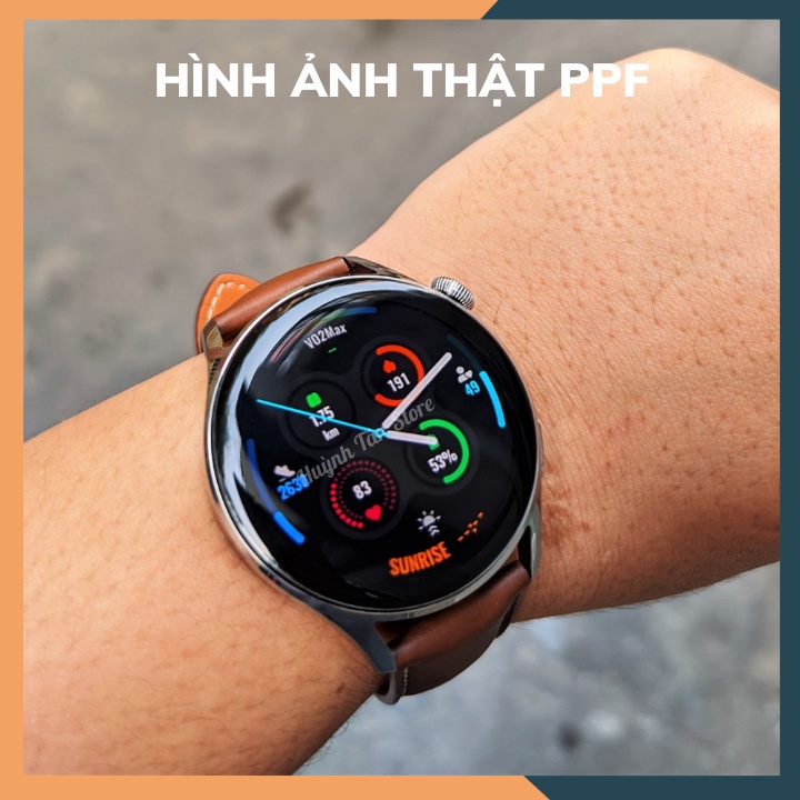 [Mua 1 tặng 1] Dán dẻo PPF Huawei Watch 3 full hiển thị ,chống trầy xướt tốt, cảm ưng mượt, siêu mỏng boa cạnh cong