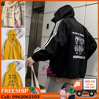 a030 Hình thật + Áo khoác dù hot